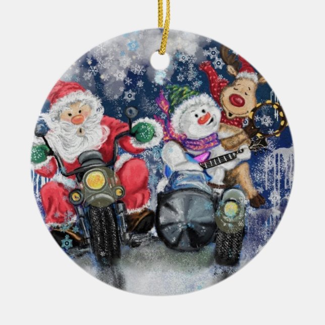 Weihnachtsschmuck Glückliche Weihnachtsfreunde - S (Vorne)