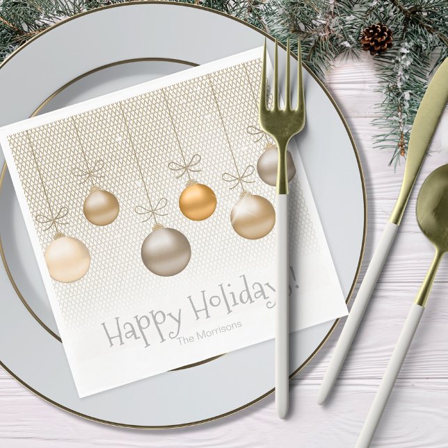 Weihnachtsschmuck Gold ID251 Serviette (Von Creator hochgeladen)