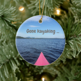 Weihnachtsschmuck "Gone Kayaking"