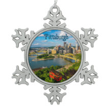 Weihnachtsschmuck— Großes Foto von Pittsburgh