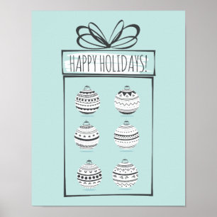 Weihnachtsschmuck Holiday Poster-Zeichen Poster
