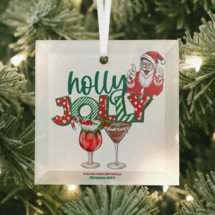 Weihnachtsschmuck "Holly Jolly", Weihnachtsgetränk