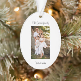 Weihnachtsschmuck im Foto Ornament