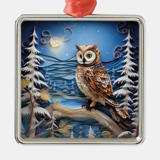 Weihnachtsschmuck im Winter (Vorne)