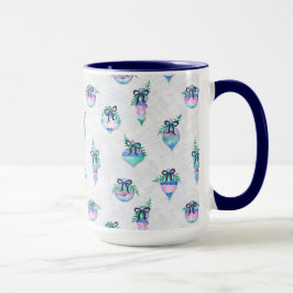 Weihnachtsschmuck in Aquarellen Tasse