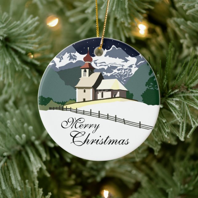 Weihnachtsschmuck in der Bergkirche (Baum)