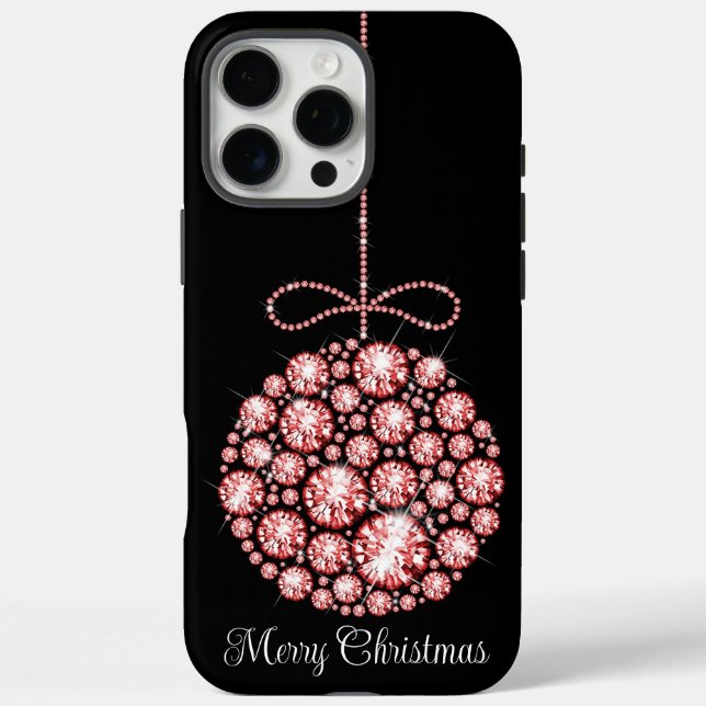 Weihnachtsschmuck iPhone 16 Pro Max Fall Hülle (Rückseite)