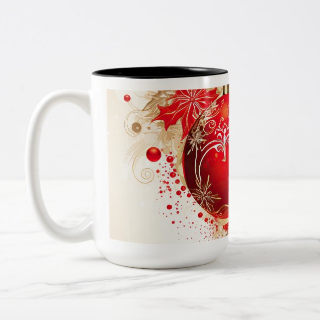 Weihnachtsschmuck Kaffee Tasse (Links)