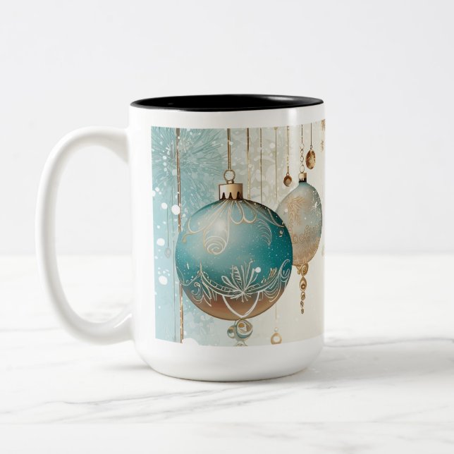 Weihnachtsschmuck Kaffee Tasse (Links)