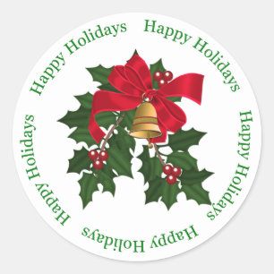 Weihnachtsschmuck Klassischer Rundsticker Runder Aufkleber