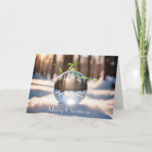 Weihnachtsschmuck Lens Ball Feiertagskarte