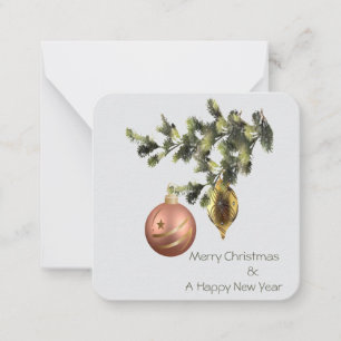 Weihnachtsschmuck Mitteilungskarte