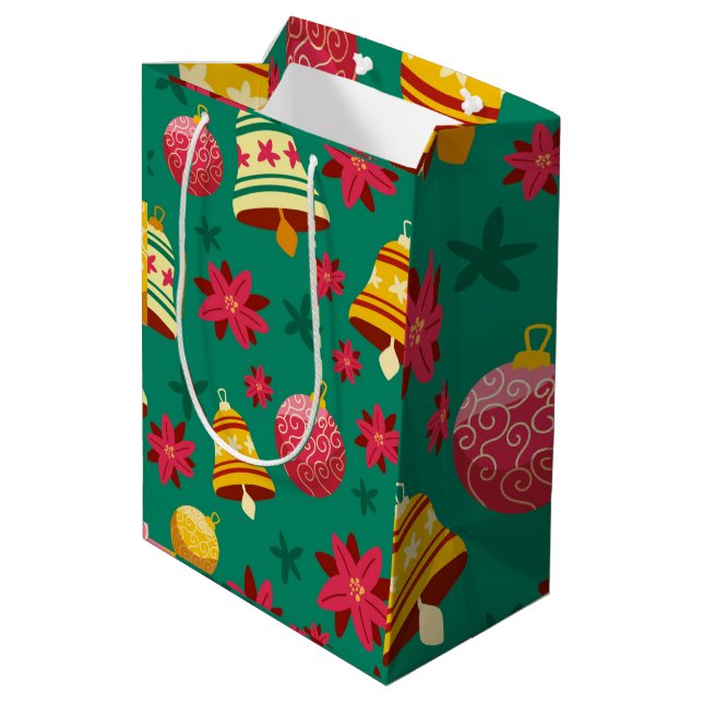 Weihnachtsschmuck Mittlere Geschenktüte (Rückseite Schrägansicht)