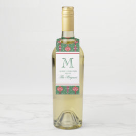 Weihnachtsschmuck Monogram Flaschenanhänger