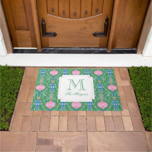 Weihnachtsschmuck Monogram Fußmatte