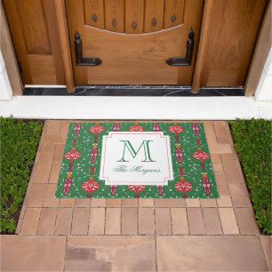 Weihnachtsschmuck Monogram Fußmatte