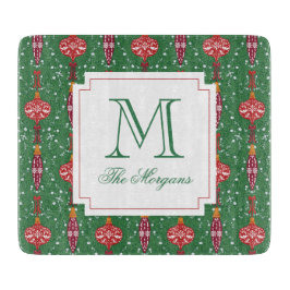 Weihnachtsschmuck Monogram Schneidebrett