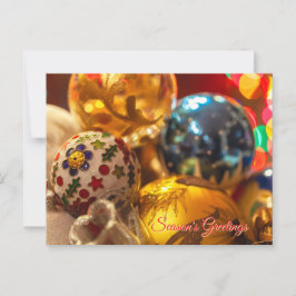 Weihnachtsschmuck Nah Postkarte