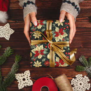 Weihnachtsschmuck - Nahtloses Muster Geschenkpapier
