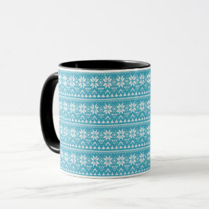 Weihnachtsschmuck nordischer Winter skandinavisch Tasse