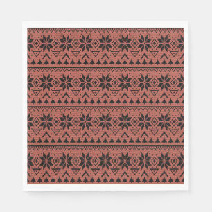 Weihnachtsschmuck nordischer Winterskandinavischer Serviette