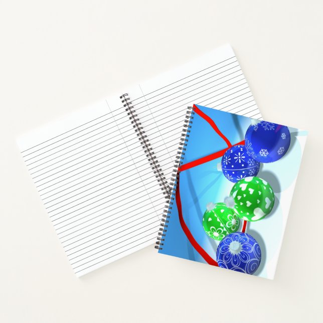 Weihnachtsschmuck Notizbuch (Innenseite)