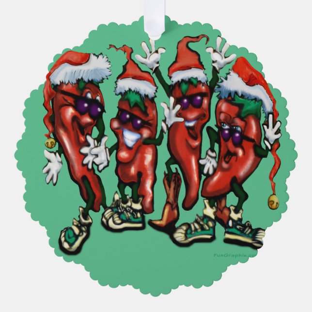 Weihnachtsschmuck Ornament Karte (Vorderseite)