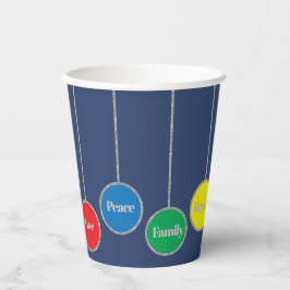 Weihnachtsschmuck Pappbecher