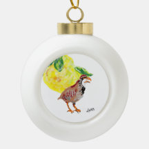 Weihnachtsschmuck : Partridge an Birne Tree .