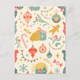 Weihnachtsschmuck Party Einladung Postkarte