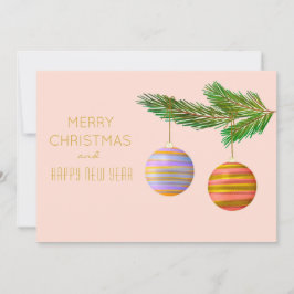 Weihnachtsschmuck Personalisiert Feiertagskarte
