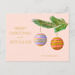 Weihnachtsschmuck Personalisiert Feiertagspostkarte