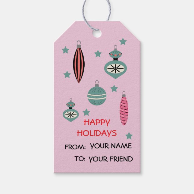 Weihnachtsschmuck Personalisiert Geschenkanhänger (Vorderseite)
