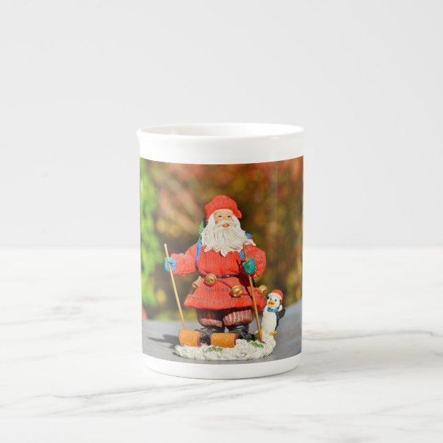 Weihnachtsschmuck Prozellantasse (Vorderseite)