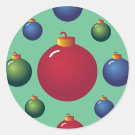 Weihnachtsschmuck Runder Aufkleber