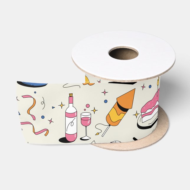 Weihnachtsschmuck Satin Ribbon Satinband (Spule)