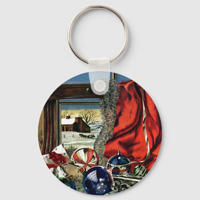 Weihnachtsschmuck Schlüsselanhänger (Vorderseite)