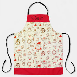 Weihnachtsschmuck Schürze