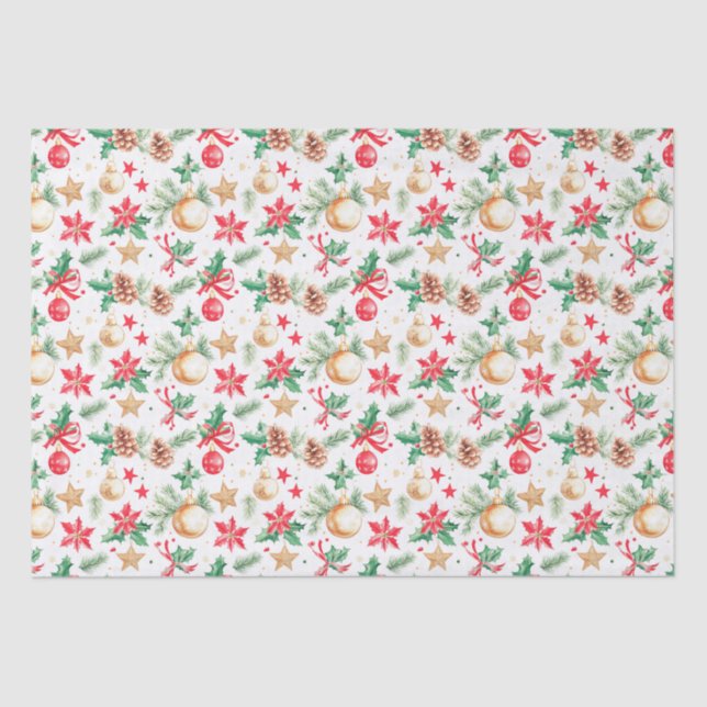 Weihnachtsschmuck Seidenpapier (Vorderseite)