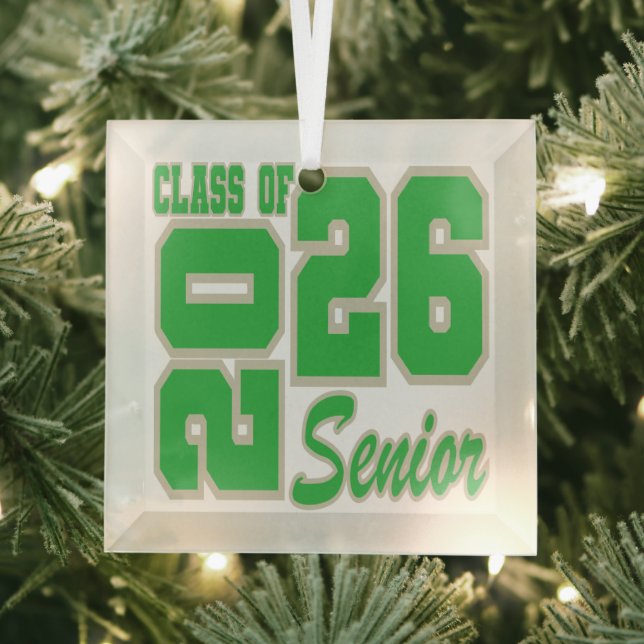 Weihnachtsschmuck Senior 2026 Glasschmuck (Insitu)