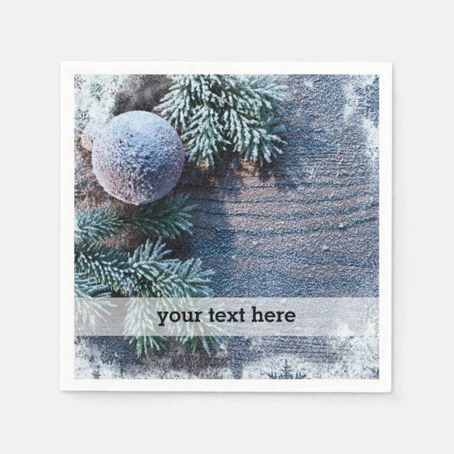 Weihnachtsschmuck Serviette (Vorderseite)