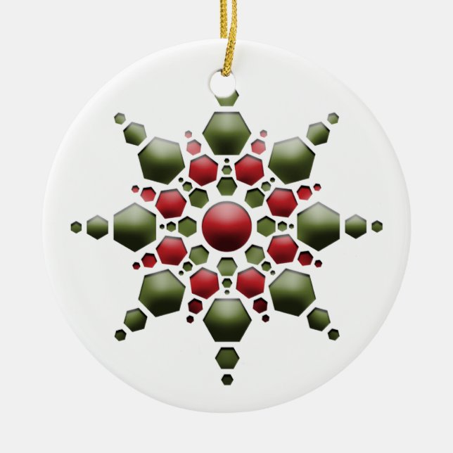 Weihnachtsschmuck Snowflake (Vorne)