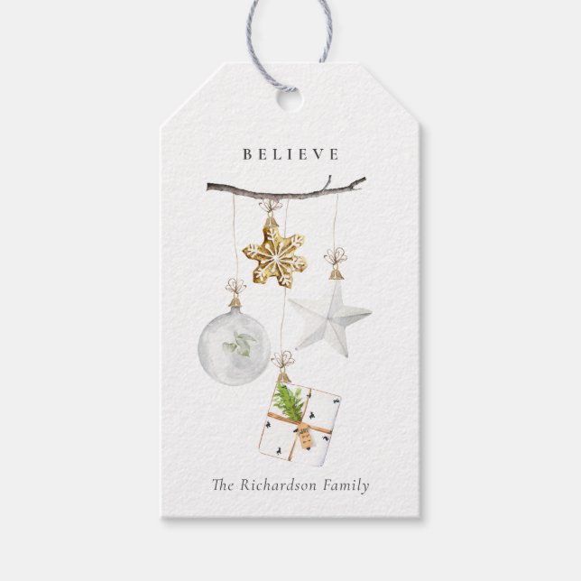 Weihnachtsschmuck Star Cookie Chime Glaube Geschenkanhänger (Vorderseite)