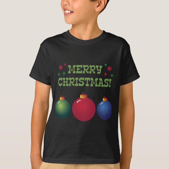 Weihnachtsschmuck T-Shirt (Vorderseite)