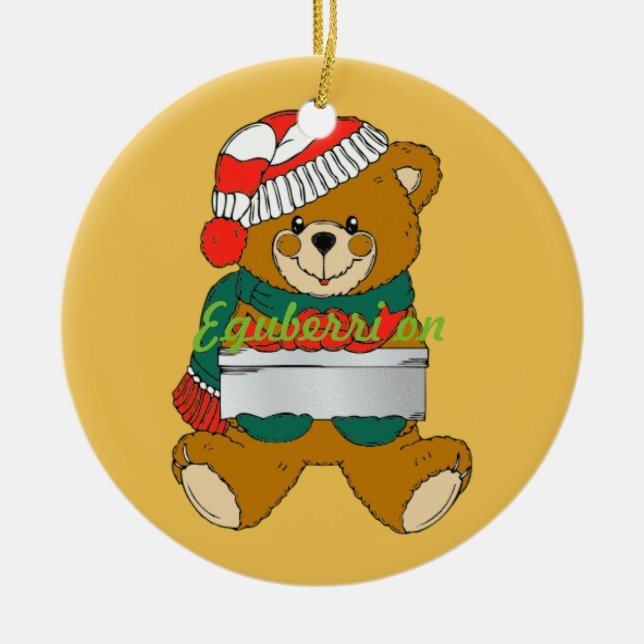 Weihnachtsschmuck Teddy Bear (Vorne)
