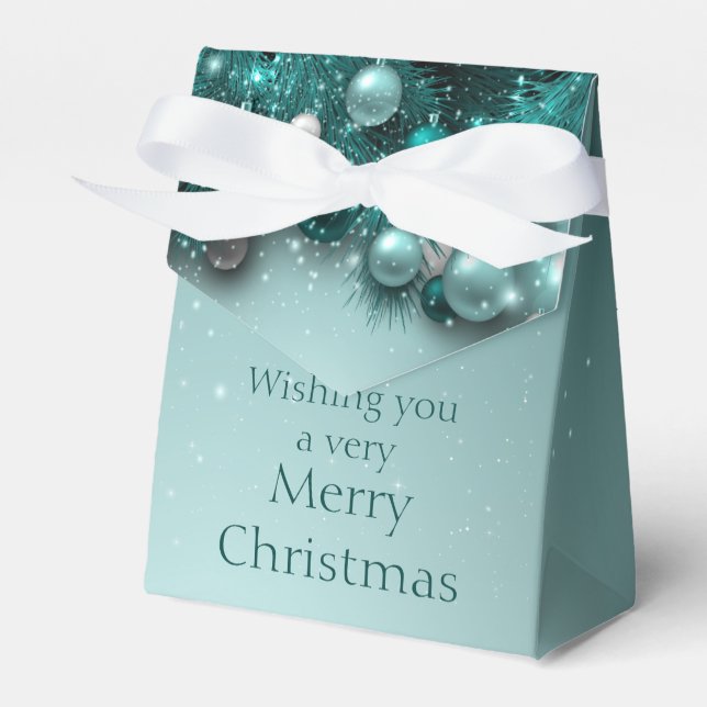 Weihnachtsschmuck - Tees Geschenkschachtel (Vorderseite)