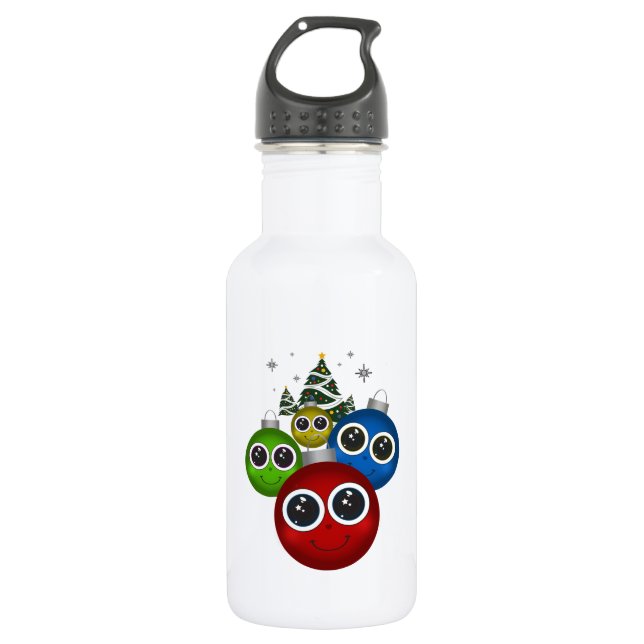 Weihnachtsschmuck Trinkflasche (Vorderseite)