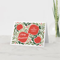 Weihnachtsschmuck und Foliage Holiday Foto