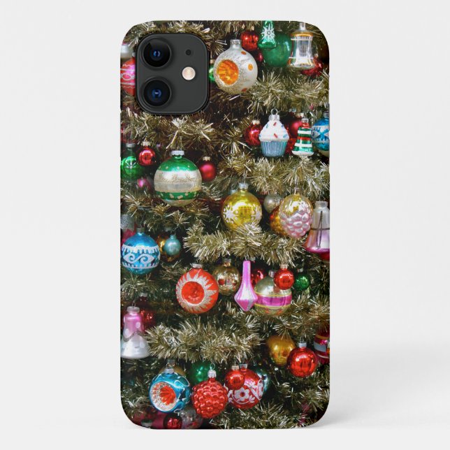 Weihnachtsschmuck und Garland Case-Mate iPhone Hülle (Rückseite)