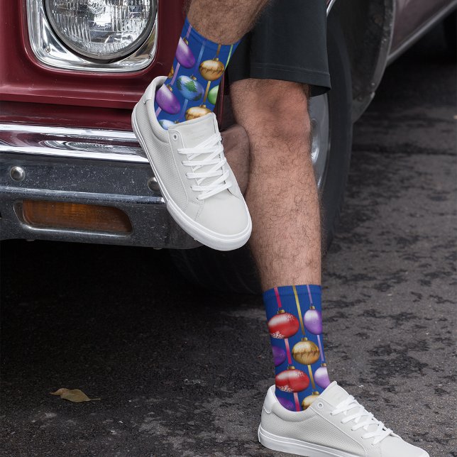 Weihnachtsschmuck und Ribbons Socken (Von Creator hochgeladen)